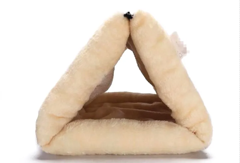 Dual Use Soft Polar Fleece Pet Mat Winter Warm Nest Cat Small Dog Puppy Kennel Bed Sofa Sleeping Bag House Cave | Дом и сад