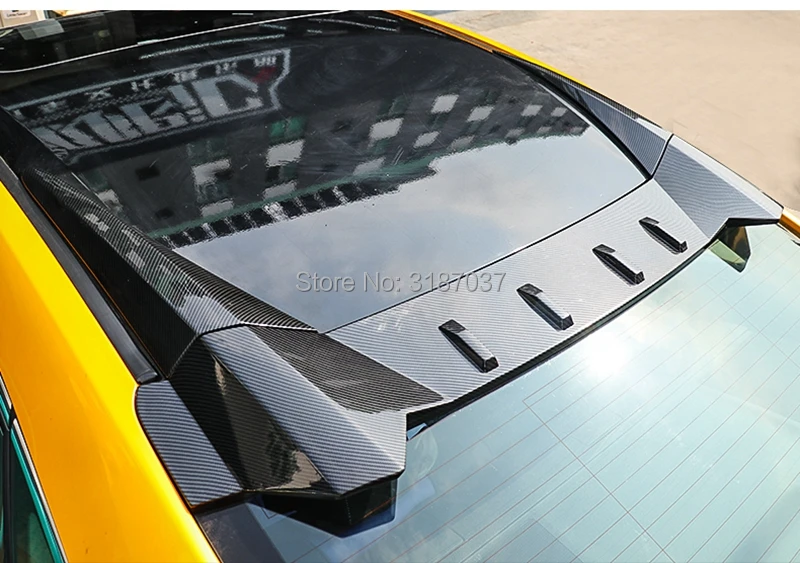 Для Honda Civic 10th седан высокое спойлер на крыше кабины из АБС-пластика Пластик