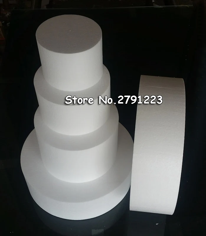 Круглые пенопластовые украшения ручной работы 1 шт. различные размеры вечерние