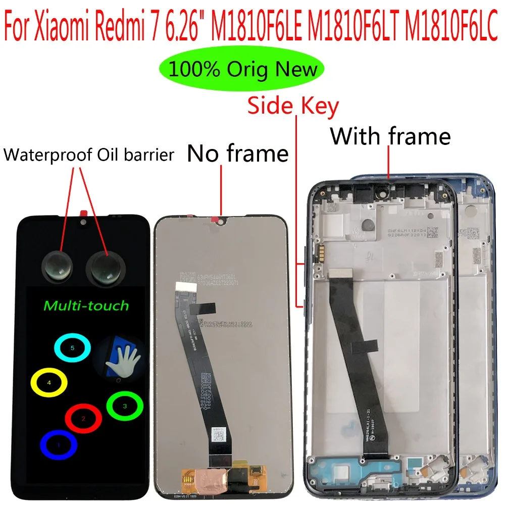 Shyueda Orig новый для Xiaomi Redmi 7 6,26 дюйма M1810F6LE M1810F6LT M1810F6LC ЖК-дисплей с сенсорным экраном и инструментами