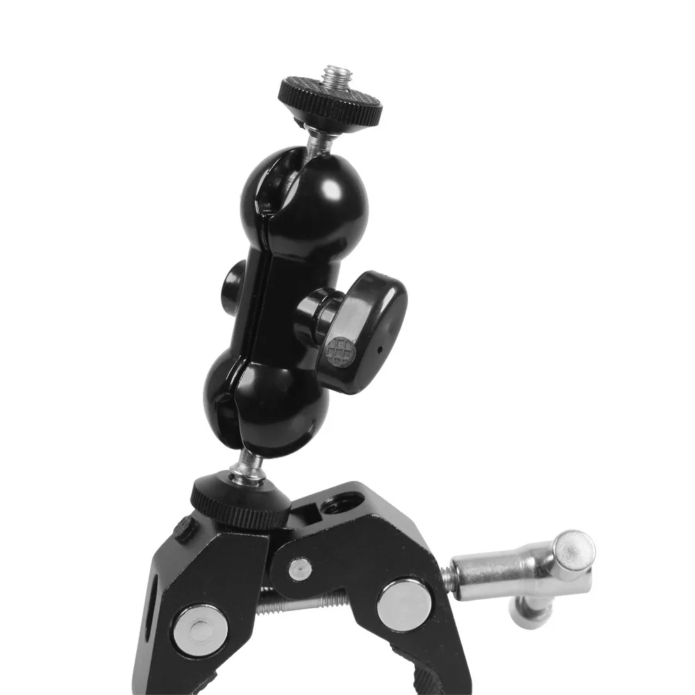 Articulating Magic Arm Mount Adapter Aluminum Alloy and Friction Super Crab Clamp Pliers Clip for Monitor | Электроника