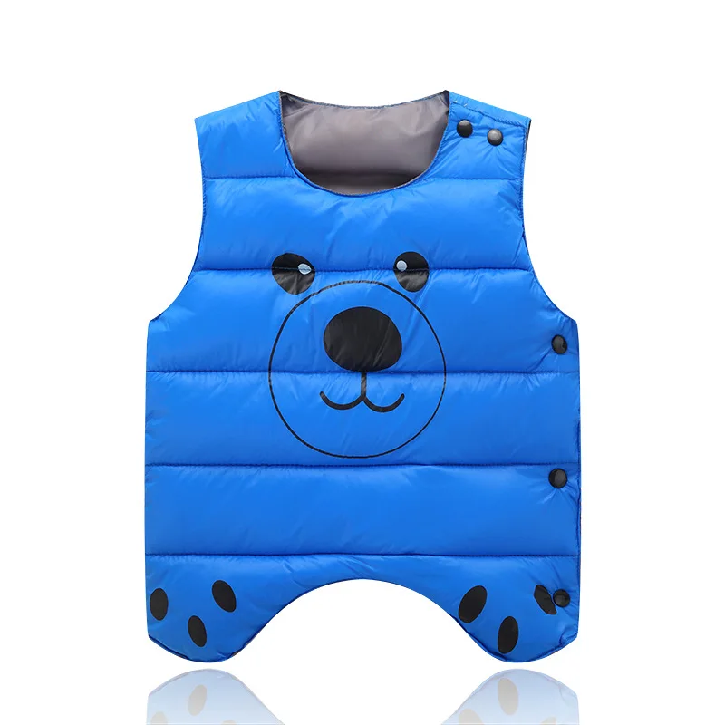 Детский жилет с рисунком ангела хлопковая верхняя одежда для мальчиков и девочек