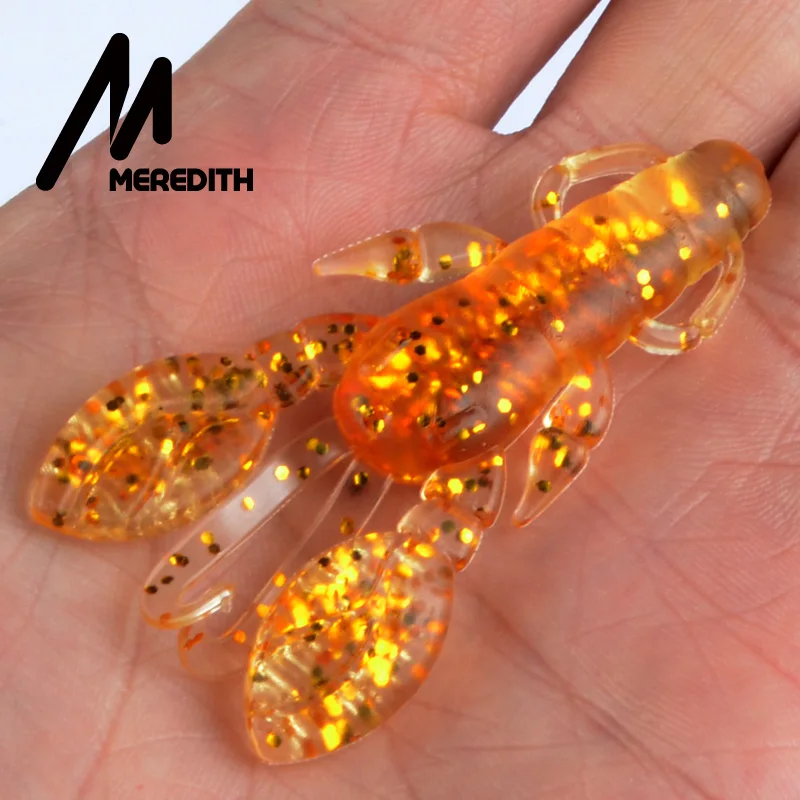 MEREDITH 10 шт./лот мягкая рыболовная приманка 60 мм/5g силиконовая для рыбалки Мягкая