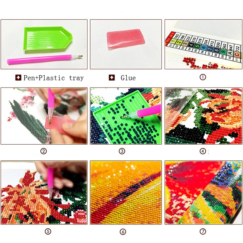 

Happymems Photo Custom Diamond Painting Cross Stitch Square Rect Picture of Rhinestone DIY Diamond Mosaic Diamond Embroidery