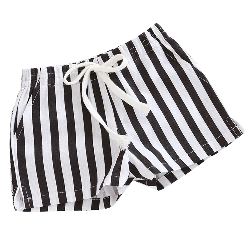 

2016 children han edition trousers in summer the new child stripe cotton boy shorts girls hot pants