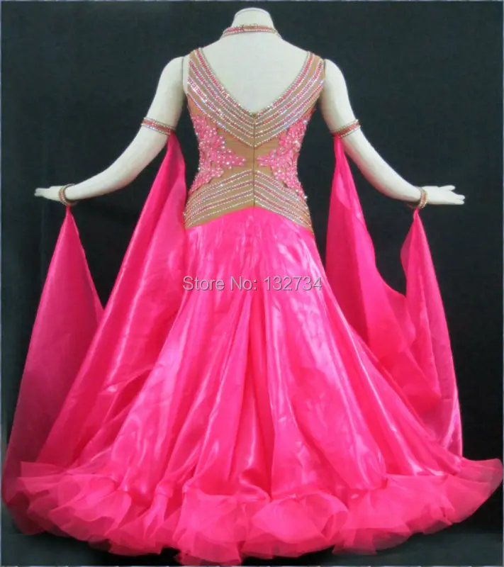 

Modern Waltz Tango Ballroom Dance Dress, Smooth Ballroom Dress,Standard Ballroom Dress Girls B-0008