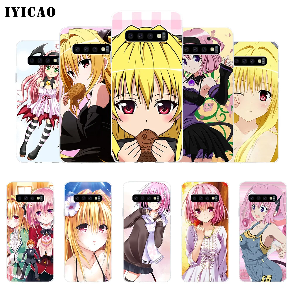 IYICAO To Love Ru Мягкий силиконовый чехол для телефона Samsung Galaxy S10e S10 S9 S8 Plus S7 Edge из