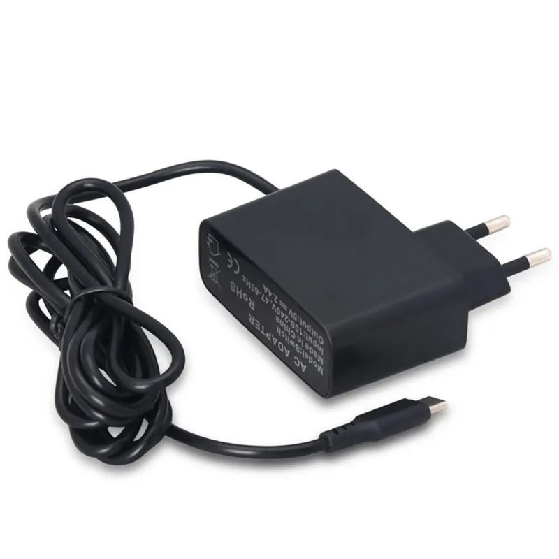 EDAL 5 В/2.4A type-C AC зарядное устройство адаптер для зарядки для nintendo Переключатель консоли зарядное устройство поставка Путешествия ЕС разъем