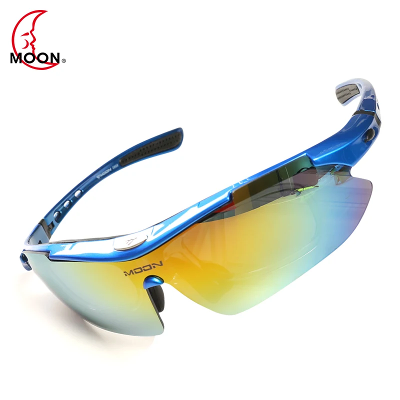Поляризованные велосипедные очки Moon спортивные для бега ветрозащитные