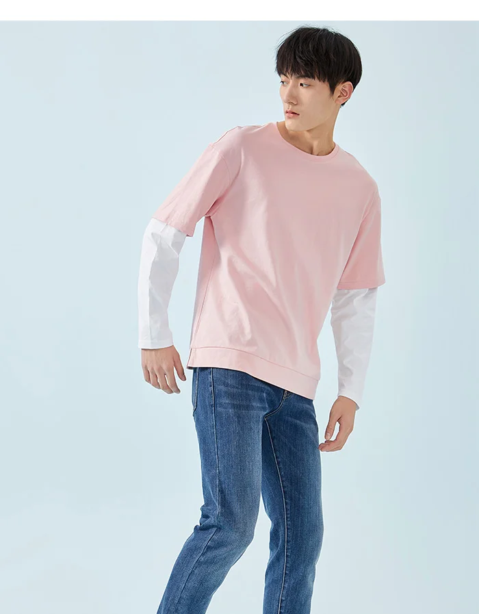 SEMIR джинсы для мужчин s Эластичные Обтягивающие джинсы из мягкого хлопка джинсы из стираного денима с ложным передним карманом на молнии с пуговицей