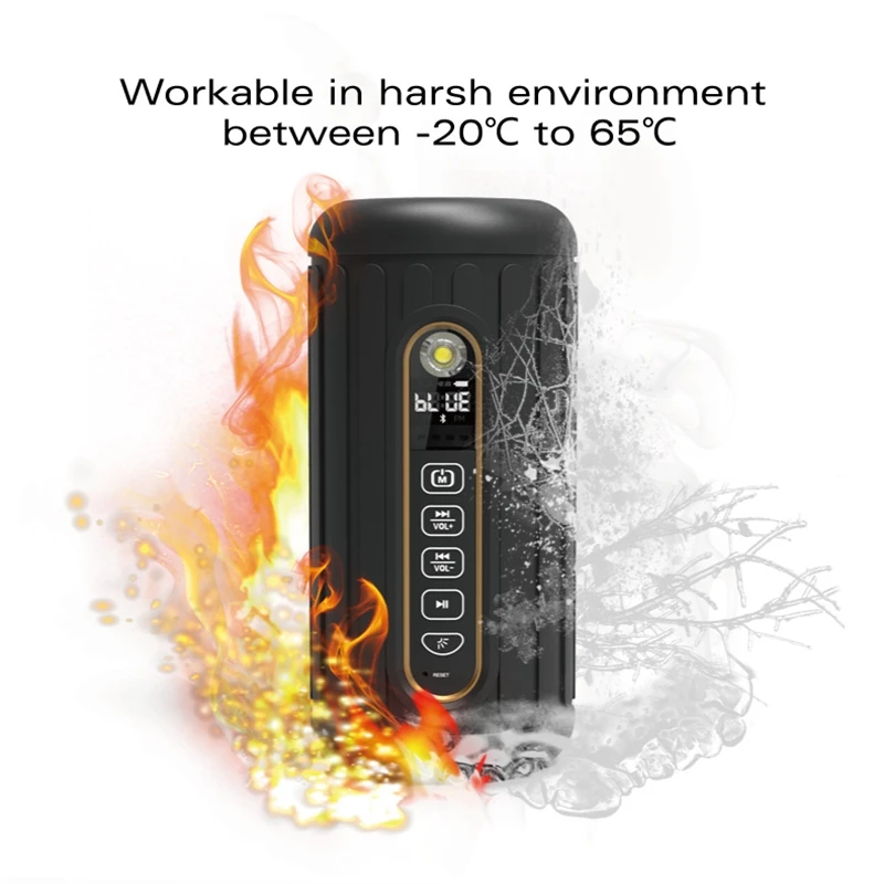 Портативный Открытый Велоспорт Bluetooth динамик 6600 мАч power Bank мощный