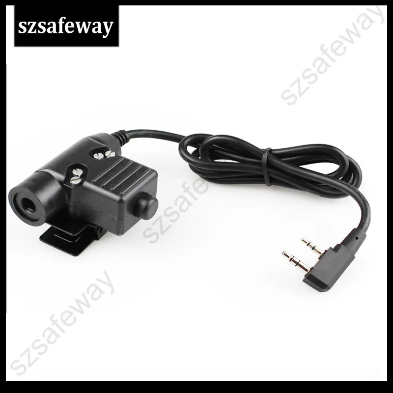 5X U94 PTT кабельный разъем для Kenwood Z Тактический Bowman Elite II Гарнитура HD01 HD02 радио