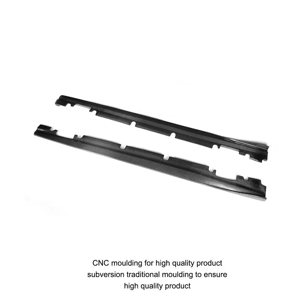Боковые юбки из углеродного волокна для Mercedes-Benz W176 A200 A250 A45 2013 - 2018 W117 CLA200 CLA250 CLA260