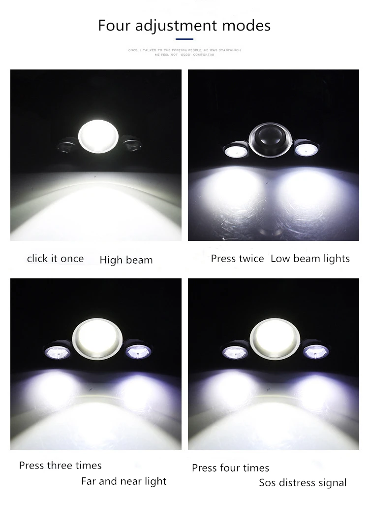 Фары T6led Высокая мощность блики дальнего действия перезаряжаемая фара авиаобразная серия Головной фонарь