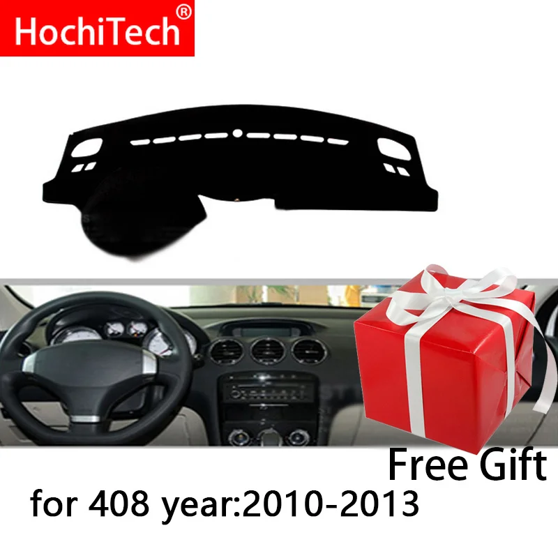 Для Peugeot 408 2010 2013 чехлы на приборную панель автомобиля с правым и левым приводом