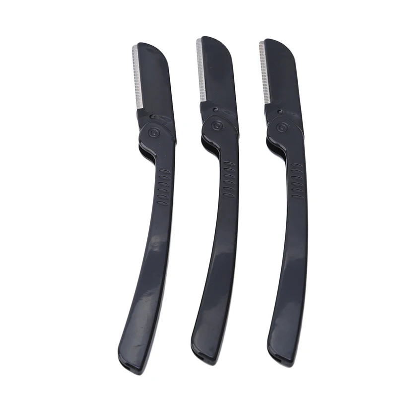 Portable 3 Piece / Set Eyebrow Trimmer Makeup Sharp Stainless Steel Knife Hair Shaping Razor Beauty Tools | Красота и здоровье