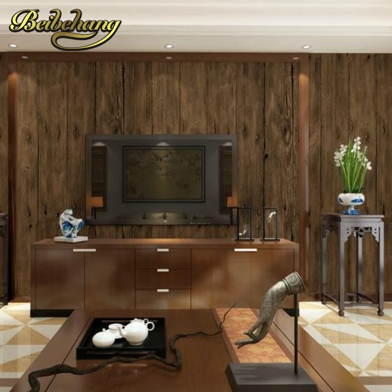 beibehang pattern simulation tree bark wood logs lifelike 3D stereoscopic personalized wallpaper Chinese pvc papel de parede |
