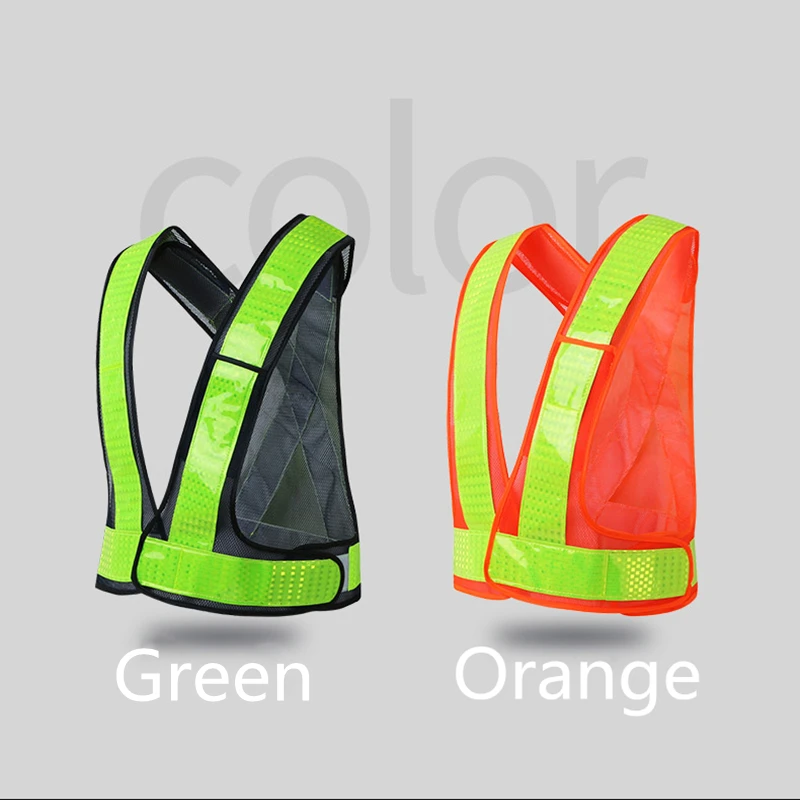 Светоотражающий жилет безопасности с высокой видимостью V образный защитная