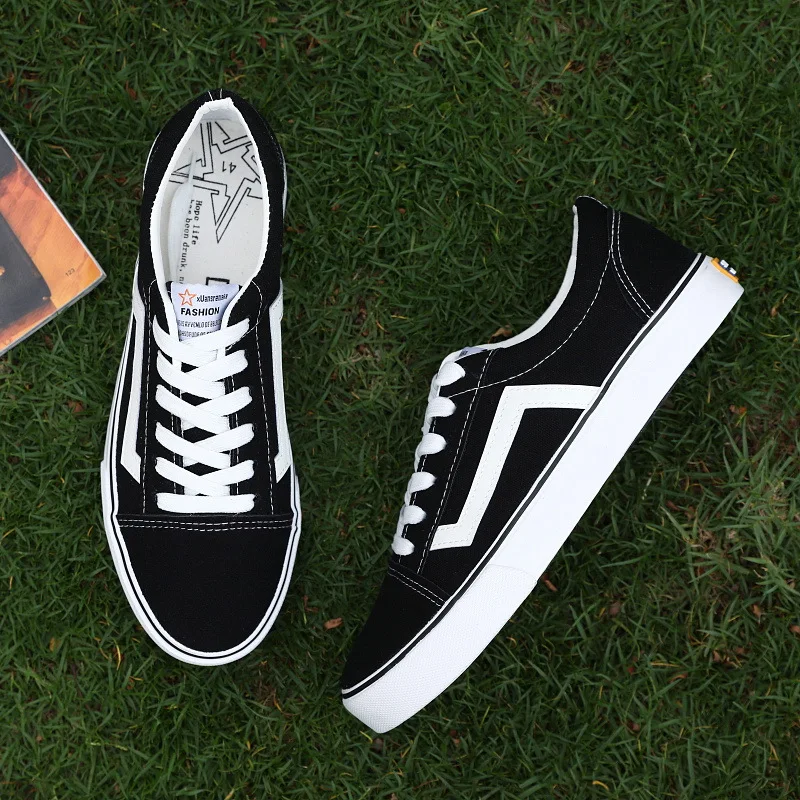 2019 spring and autumn new breathable canvas shoes men's tide wild student casual cloth | Обувь