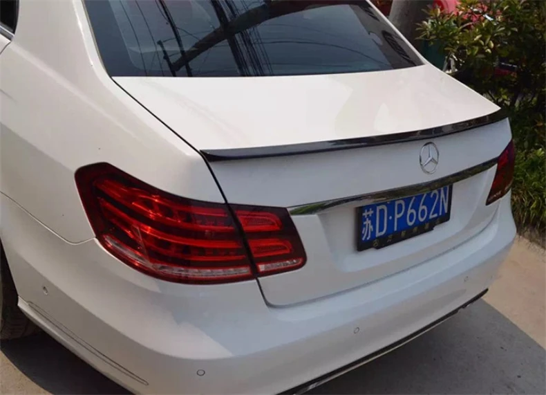 Спойлер из углеродного волокна для Mercedes Benz E Class W212 E180 E200 E220 E260 E300 E350 E63AMG 2009 2015