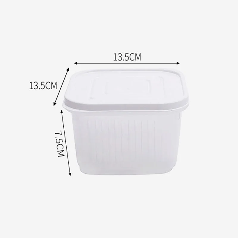 Пластик Кухня контейнер для хранения стойку Полка дома Органайзер Коробки Еда