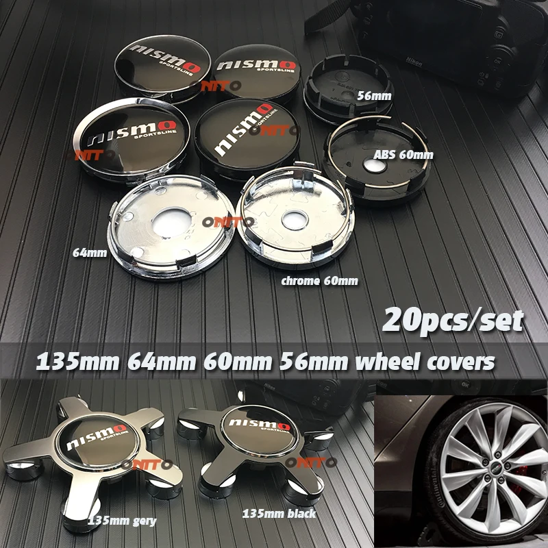 20x авто аксессуары 56 5 мм наклейки Алюминий NISMO Логотип ступицы колеса для
