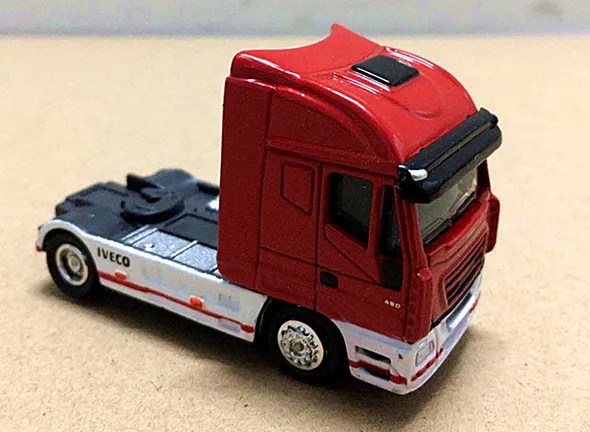 НОВЫЙ РЕДКИЙ специальный литой металлический 1/72 Европейский грузовик Iveco