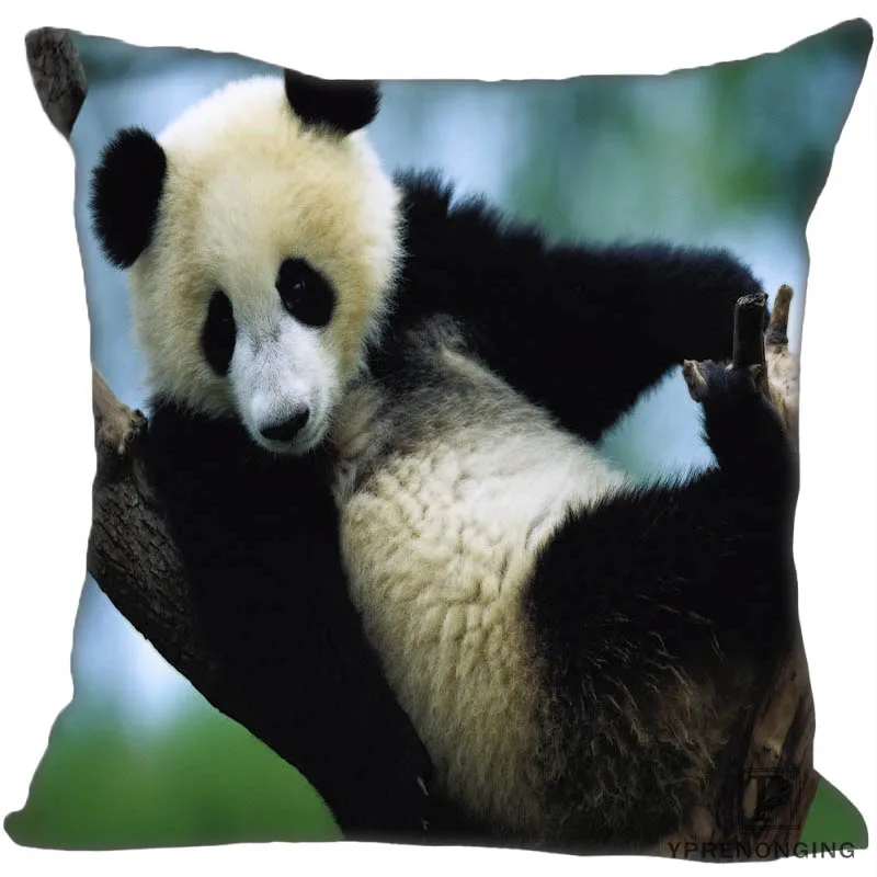 Square Pillowcase Заказная гигантская панда квадратная Наволочка на заказ молнии чехол для подушки(с одной стороны) 180522-02-22 - Цвет: Square Pillowcase