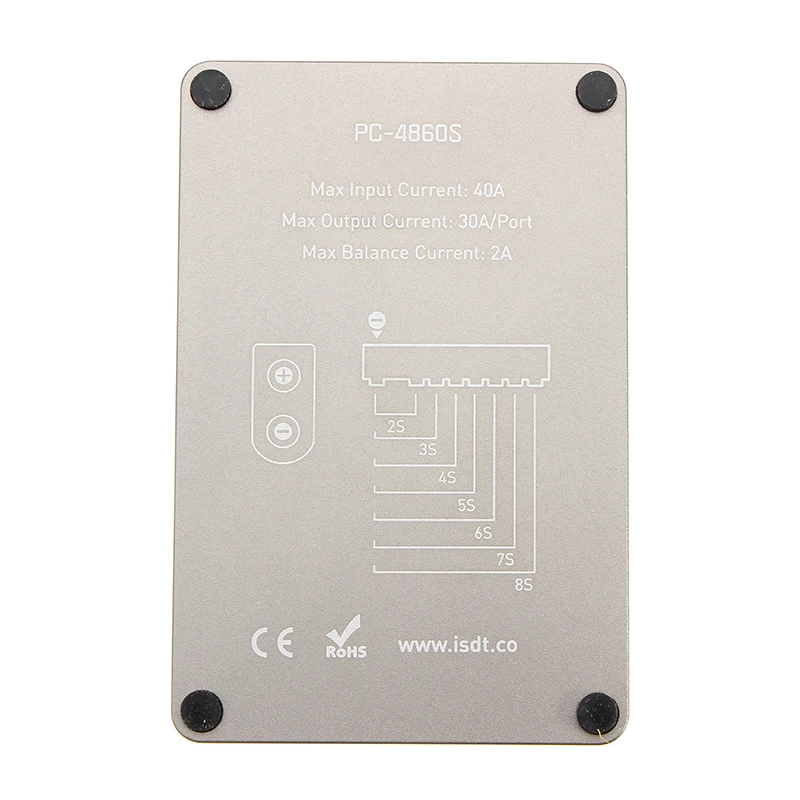ISDT PC-4860S 1-8S безопасная параллельная плата XT60 CNC зарядная | Игрушки и хобби