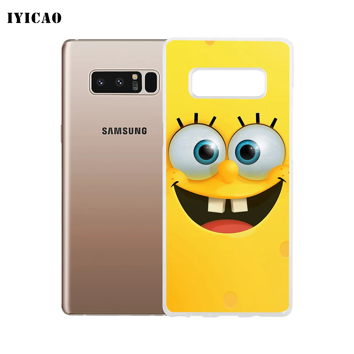 IYICAO Губка Боб Квадратные Штаны Мягкий силиконовый чехол для телефона Samsung A5 A6 Plus A7