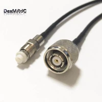 new rp tnc male plug connector switch fme female jack connector rg174 wholesale 20cm 8 adapter