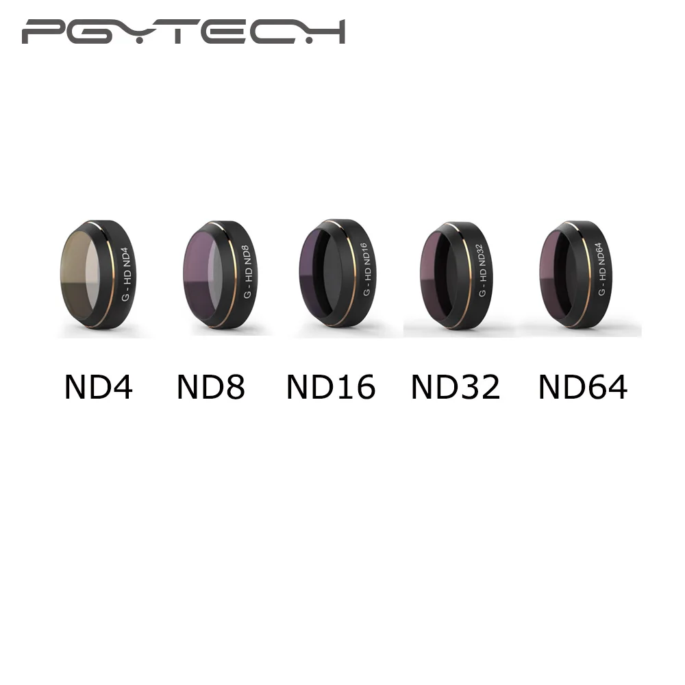 PGYTECH Mavic Pro ND4/8/16/32/64 ГБ фильтры для Радиоуправляемый беспилотный летательный аппарат DJI Mavic Камера фильтр объектива HD мультипросветление с каждой стороны-Слои покрытие снижение Кама объектив