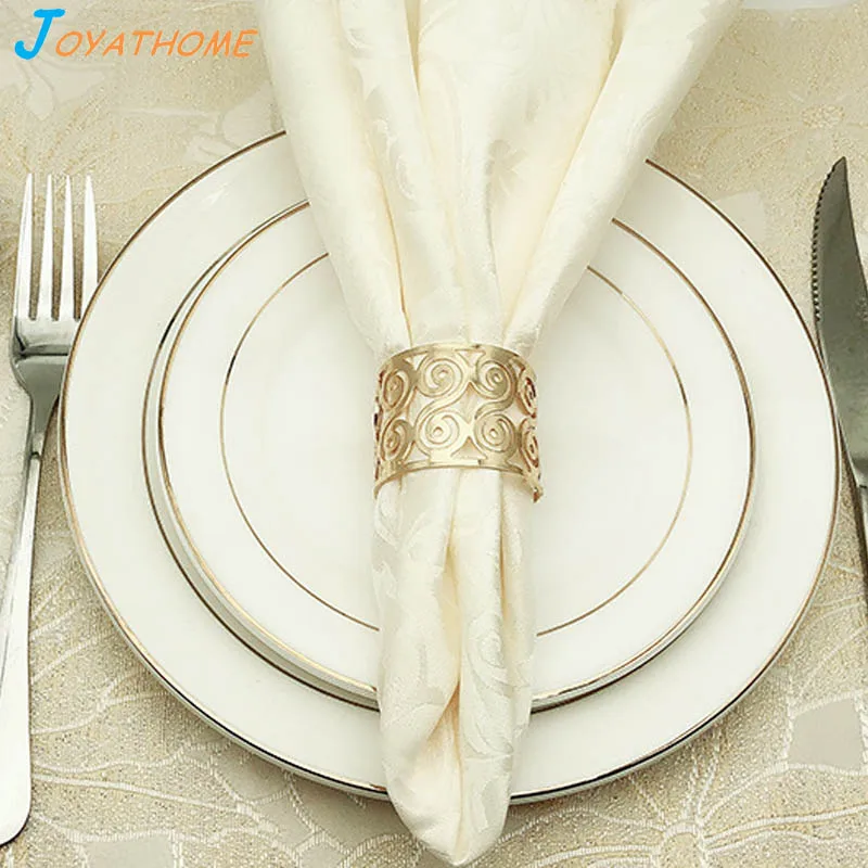 Joyathome нежное Золотое кольцо пряжка для салфеток рождественское с пряжкой