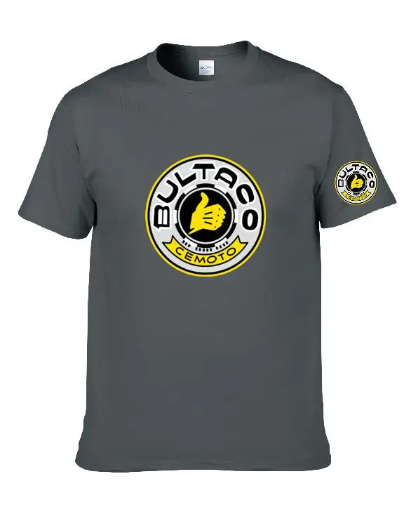 2018 HOT Bultaco Spain Motorcycle Logo T-shirt 15colour | Мужская одежда