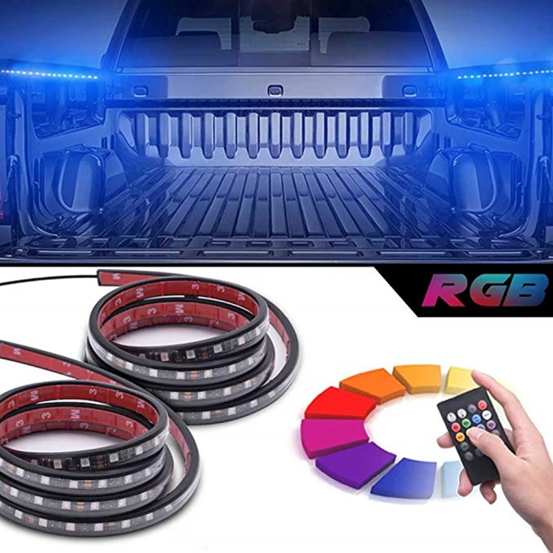 Декоративные гибкие светодиодные ленты MICTUNING для грузовика пикапа внедорожника 2