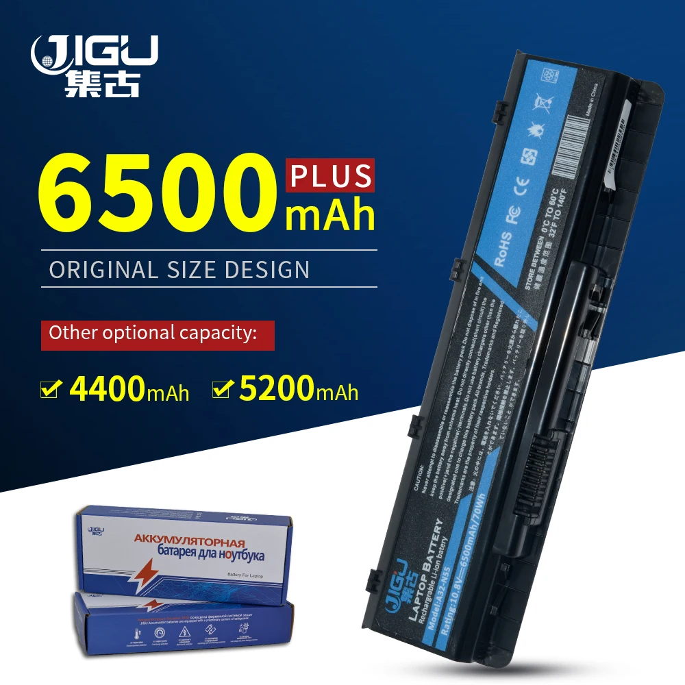 JIGU Новый аккумулятор для ноутбука asus N45 N45E N45S N45F N45J N55 N55E N55S N55F N75 N75S N75E N75F A32-N55 6