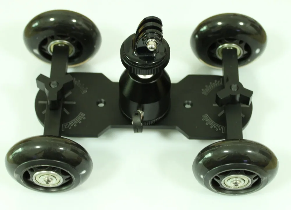 Новая шаровая Головка с креплением на штатив Dolly Kit Скейтер DSLR видео Gopro камера