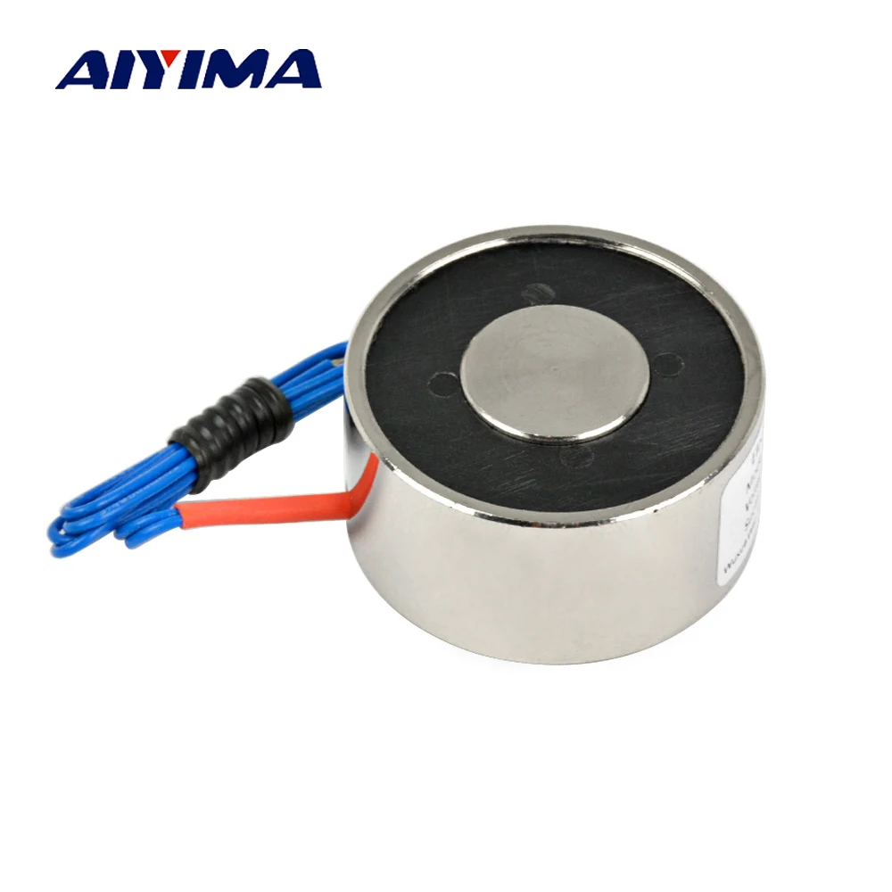Aiyima 40/20 всасывающий 25 кг 250N Электромагнит Электромагнитный 6 в/12 В/24 В