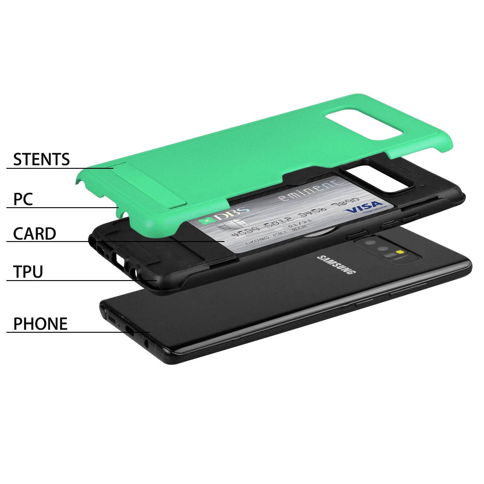 Ударопрочный ультратонкий ТПУ + PC матовый чехол для мобильного телефона samsung Galaxy