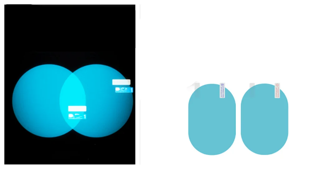Автомобильное зеркало заднего вида дождевик HD полный экран Анти туман нано