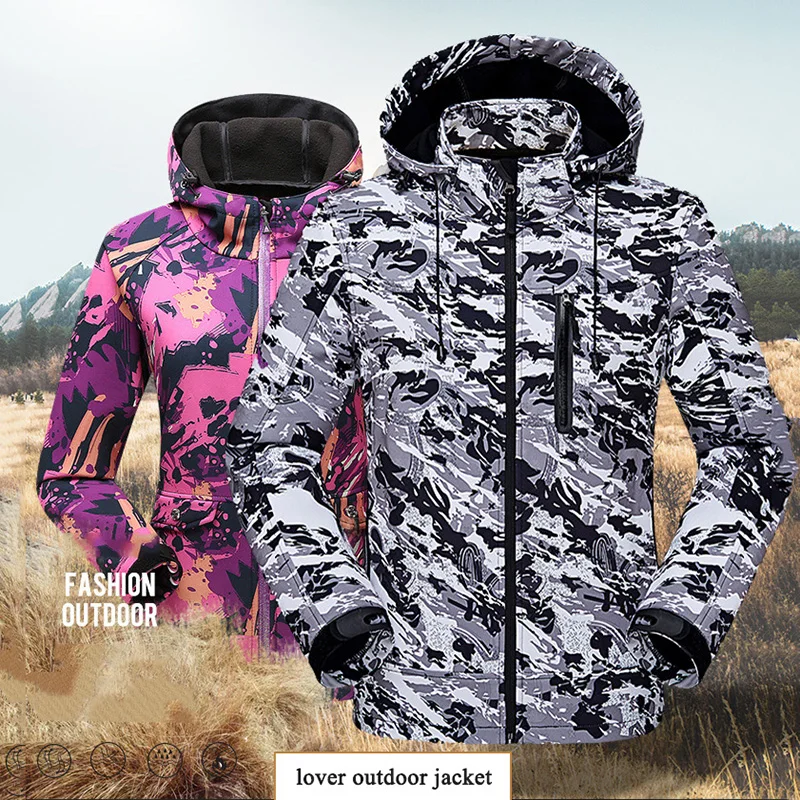 Ski Jackets Men and Women Thermal Warmth Waterproof Rain Coat Outdoor Hiking Jacket Winter Sports Snowboard Skiing Snow | Спорт и