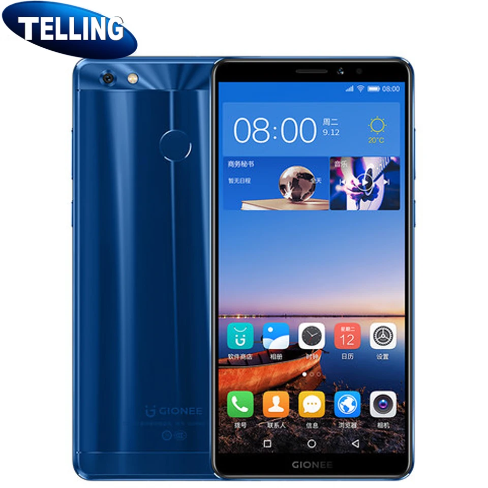 Оригинальный мобильный телефон Gionee M7 с глобальной прошивкой Android 7 1