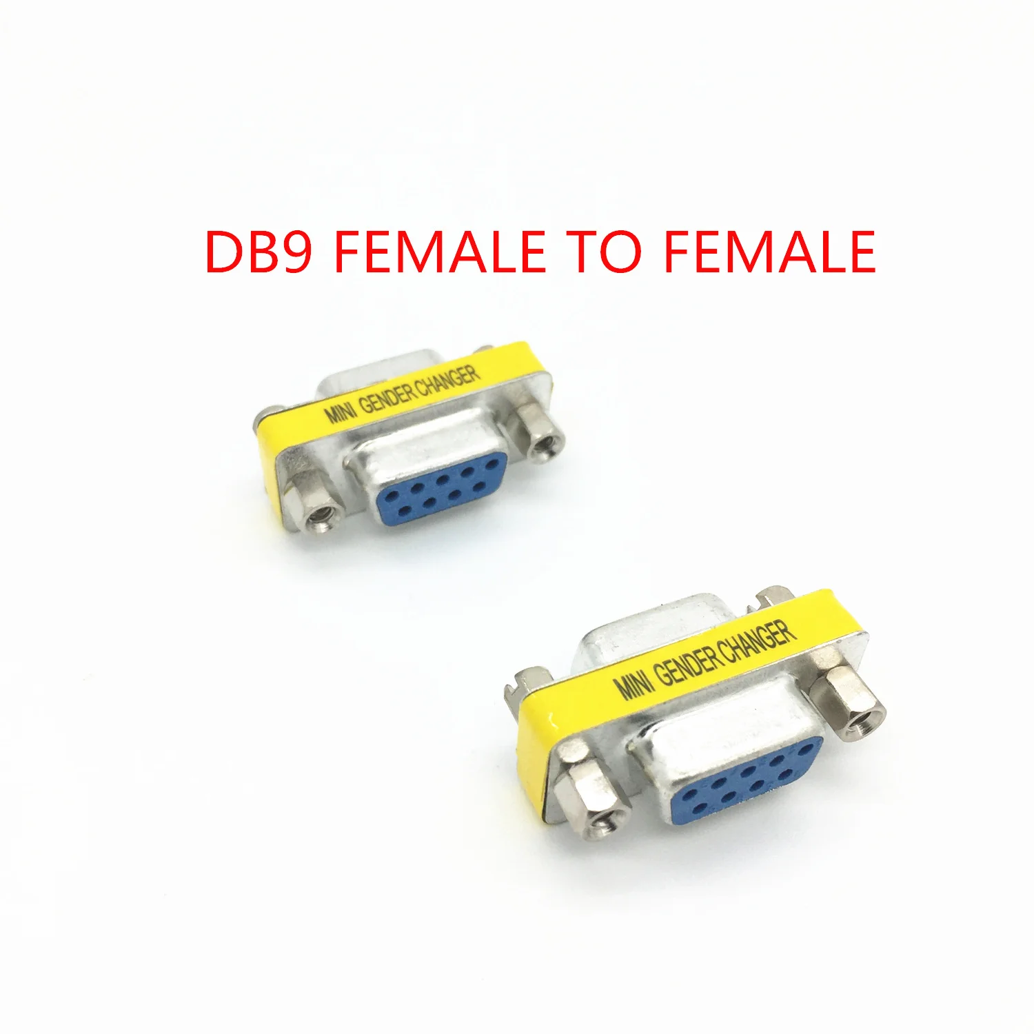 Бесплатная доставка DB9 VGA 9 контактный переходник гнездо для мини