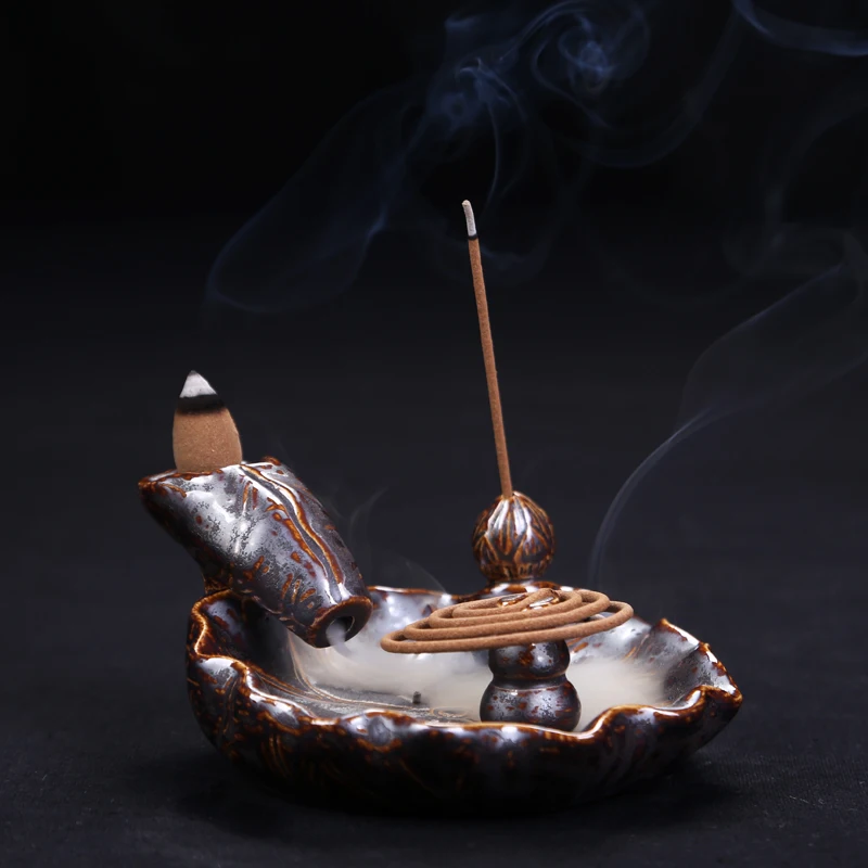 Креативная курильница с обратным потоком керамическая дымовой поток индукция