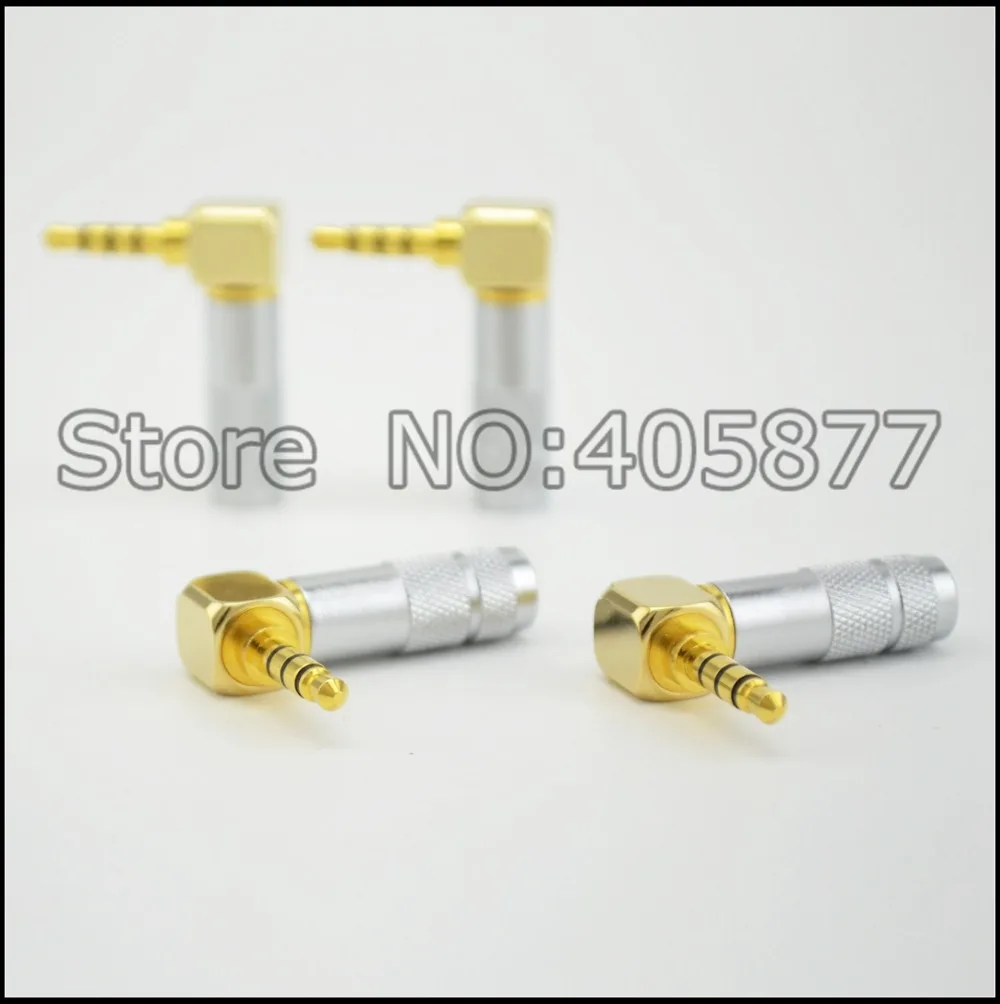 2 шт. 4 полюсный адаптер для наушников 90 градусов 3 5 мм|plug adapter|adapter connectoradapter 3.5 |