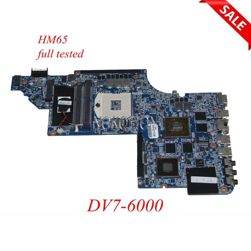 

NOKOTION 659095-001 Laptop Motherboard for hp DV7-6000 HM65 ddr3 HD 6770M Graphics Mainboard full tested
