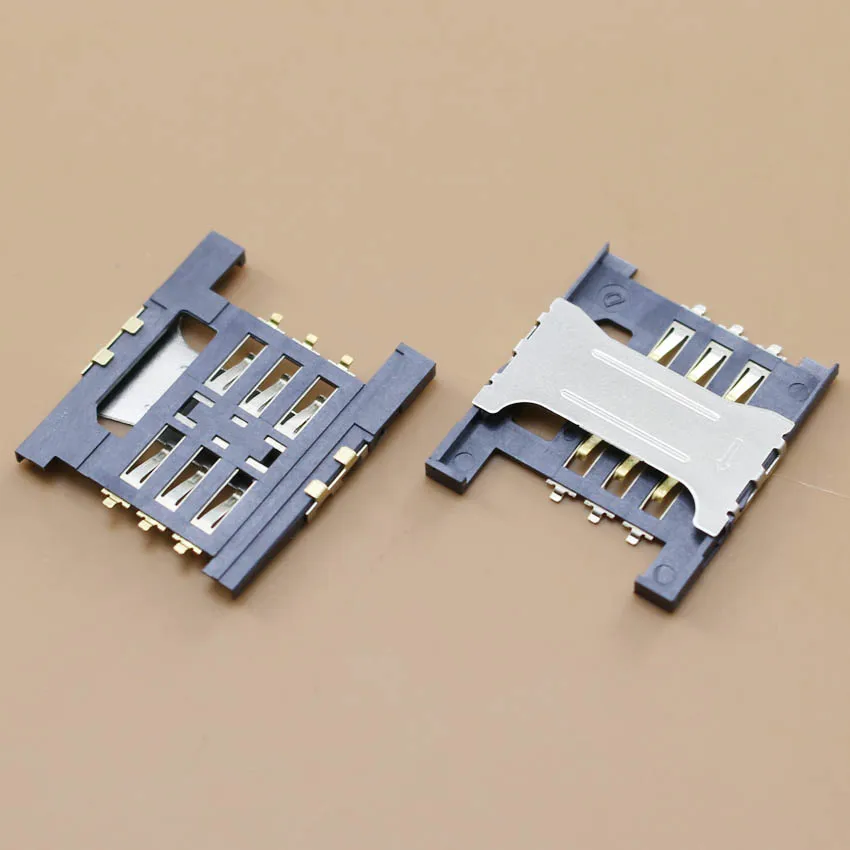 

YuXi Best Price, 1pcs/lot sim card socket holder connector for Lenovo A568t A788t K860I A3000-H A5000 tray slot.