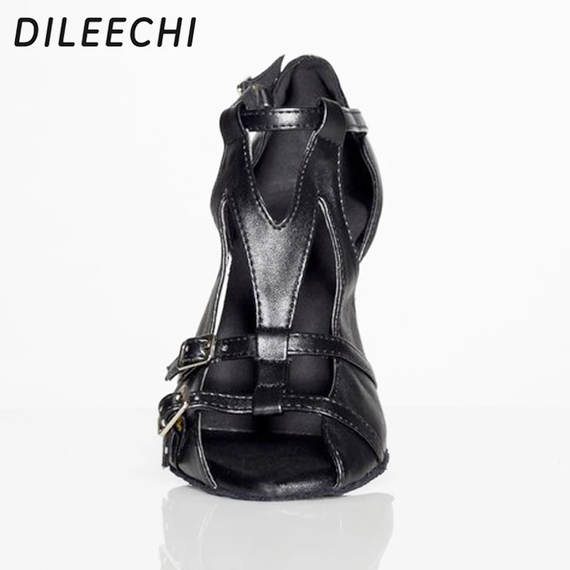 Туфли DILEECHI женские для латиноамериканских танцев натуральная кожа мягкая