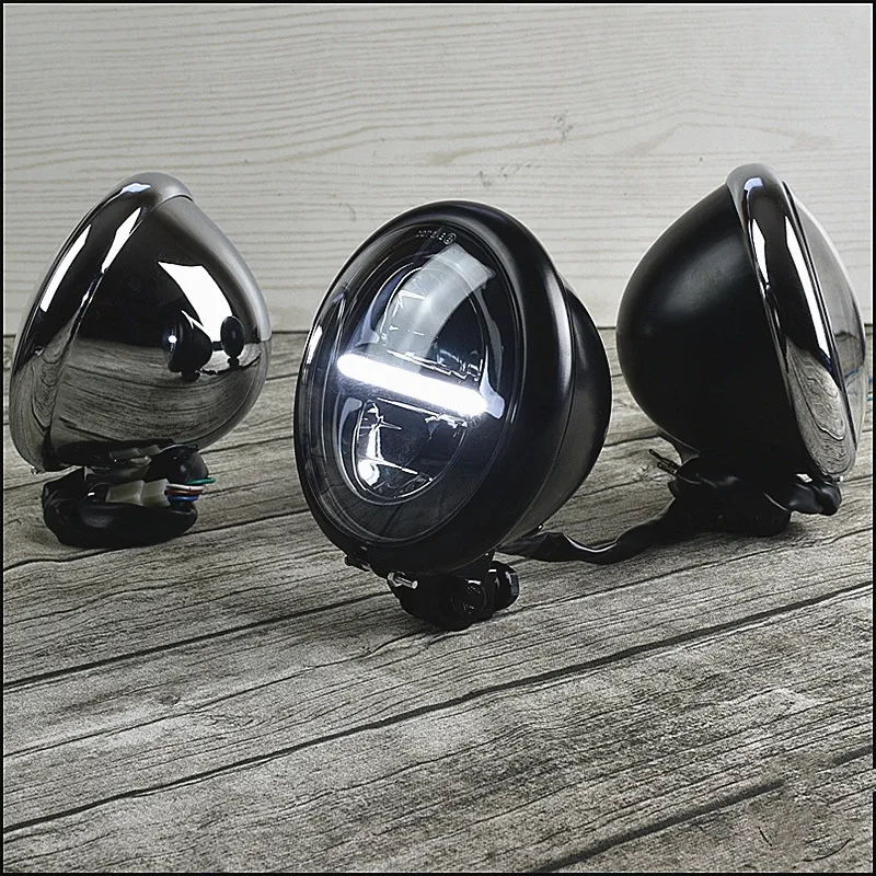 Фара мотоциклетная светодиодная Передняя Для GN125 CG125 5 75 дюйма |