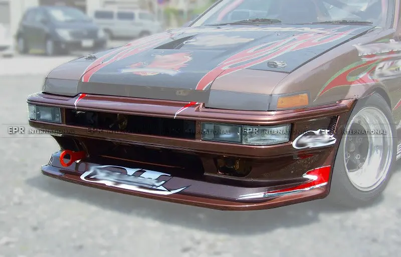 FRP бампер для Toyota AE86 Trueno MBT2 стиль стекловолокно передний Корпус Комплект тюнинг